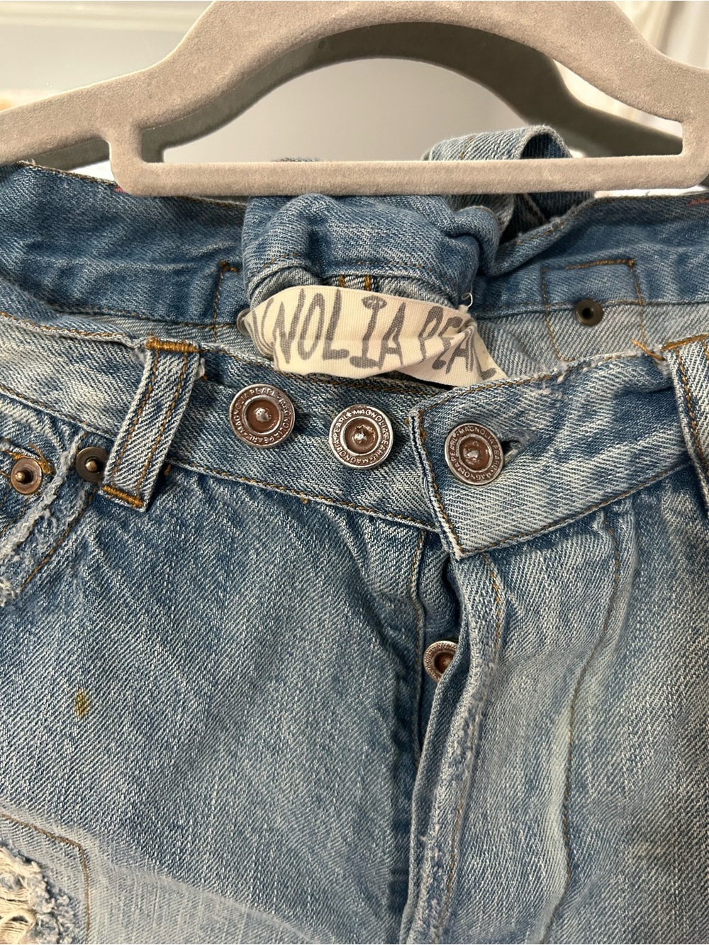 Magnolia Pearl Miner 213 Denim in Washed Indigo OSFM - Picture 6 of 13